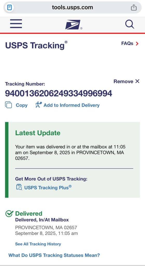 Delivery Tracking Proof 1