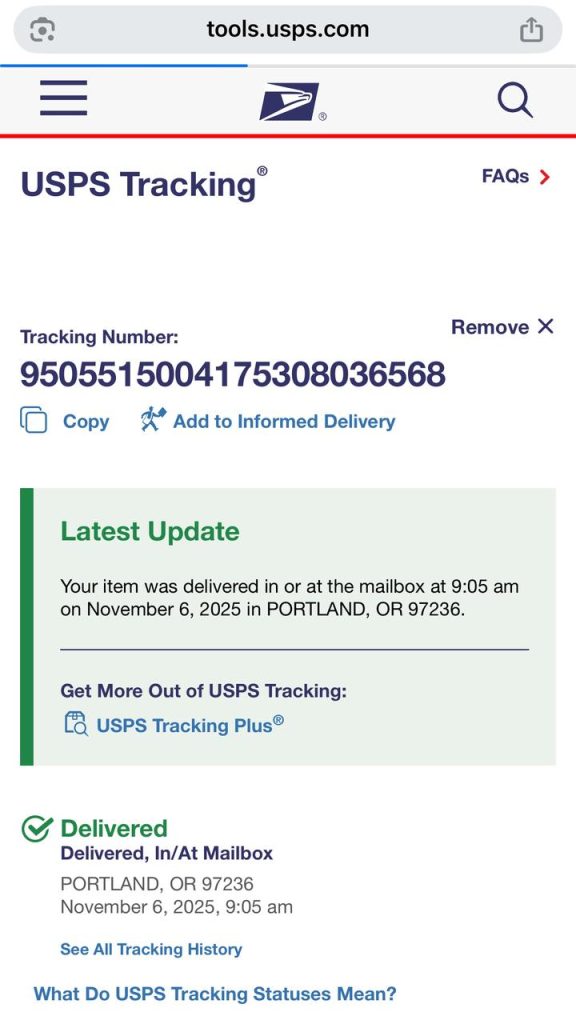 Delivery Tracking Proof 2