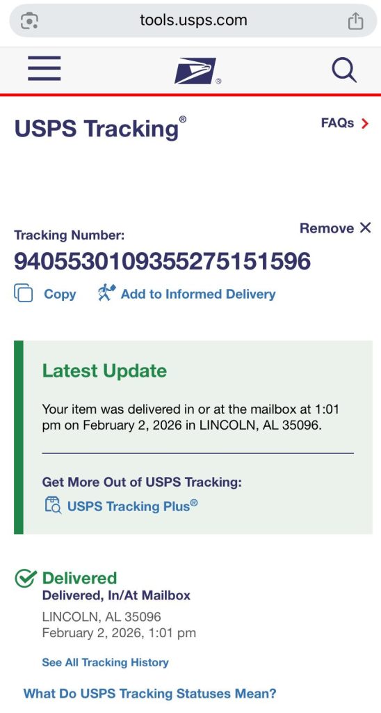 Delivery Tracking Proof 6